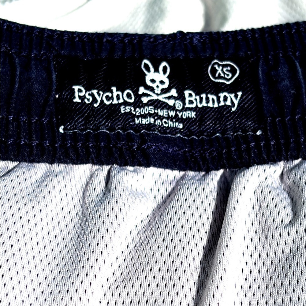 Psycho Bunny Leo Packable Slim Fit Swim
Trunks Men's Size XS in Navy - Picture 4 of 7